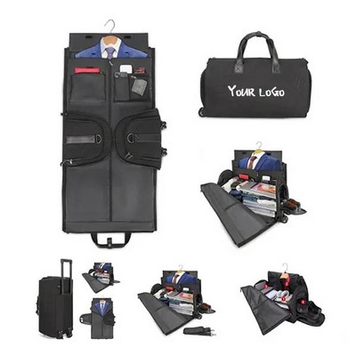 Large 2" 1 Heavy Hanging Garment Suitcase Duffel Bags