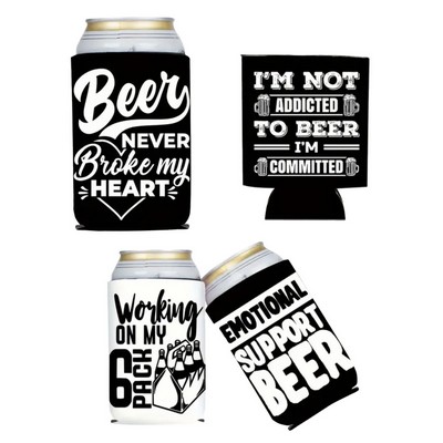 Foam Zone Collapsible Can Cooler